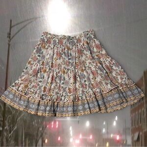 Floral Print Women's Skirt